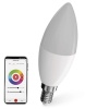GoSmart Żarówka LED świeczka / E14 / 4,8 W (40 W) / 470 lm / RGB / ściemnialna / WiFi