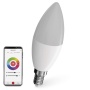 GoSmart Żarówka LED świeczka / E14 / 4,8 W (40 W) / 470 lm / RGB / ściemnialna / WiFi