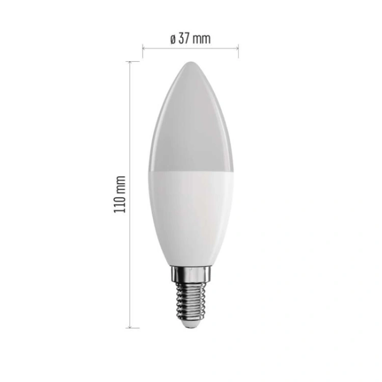 GoSmart Żarówka LED świeczka / E14 / 4,8 W (40 W) / 470 lm / RGB / ściemnialna / WiFi