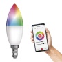 GoSmart Żarówka LED świeczka / E14 / 4,8 W (40 W) / 470 lm / RGB / ściemnialna / WiFi