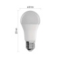 GoSmart Żarówka LED A60 / E27 / 9 W (60 W) / 806 lm / RGB / ściemnialna / Zigbee