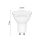 GoSmart Żarówka LED MR16 / GU10 / 4,8 W (35 W) / 400 lm / RGB / ściemnialna / Zigbee