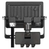 Naświetlacz LED TAMBO EVO z czujnikiem PIR, 10 W, 1000 lm, IP44, czarny - widok tyłu lampy