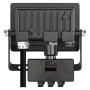 Naświetlacz LED TAMBO EVO z czujnikiem PIR, 10 W, 1000 lm, IP44, czarny - widok tyłu lampy