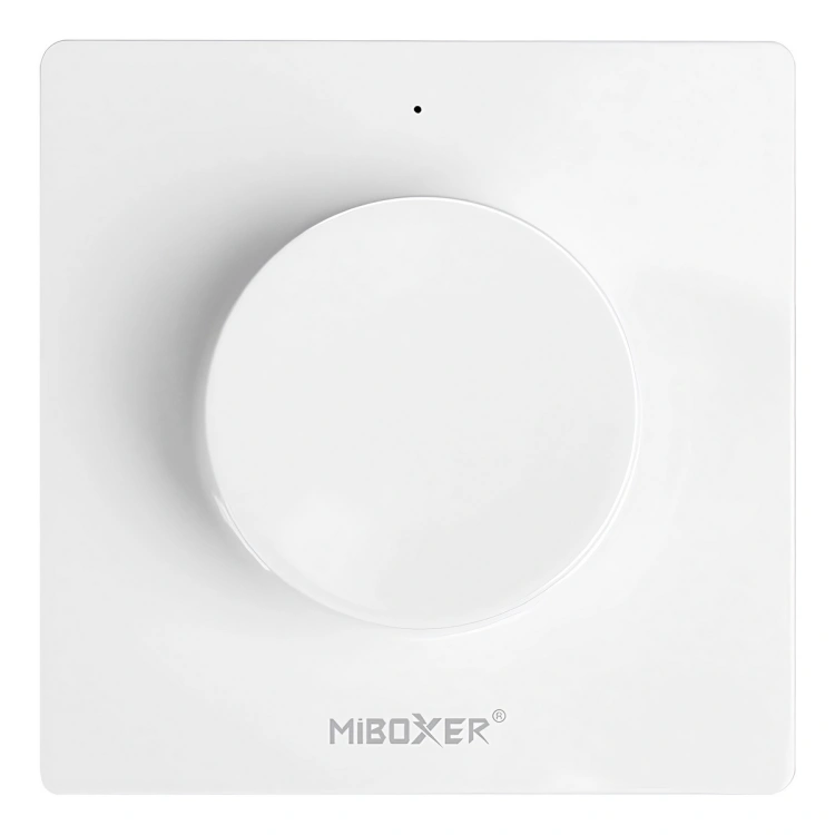 Panel kontrolny K1 / ściemnianie / CCT / 2,4G RF / 3VDC / biały / IP20 / Bergmen by MiBoxer