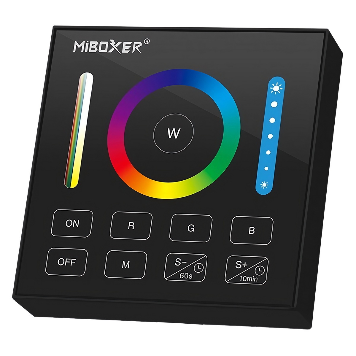 Panel kontrolny B0-B / RGB + CCT / 2,4G RF / 3VDC / czarny / IP20 / Bergmen by MiBoxer