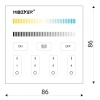 Panel kontrolny B2 / 4 strefy / ściemnianie / CCT / 2,4G RF / 3VDC / biały / IP20 / Bergmen by MiBoxer