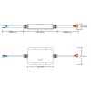 Kontroler LED LS2-WP wymiary