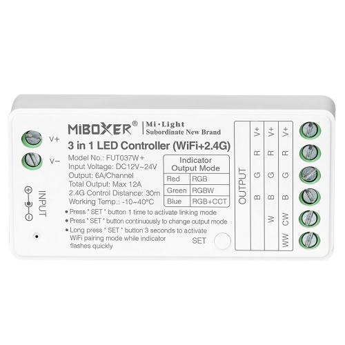 Kontroler LED FUT037W RGB RGBW RGB+CCT MiBoxer