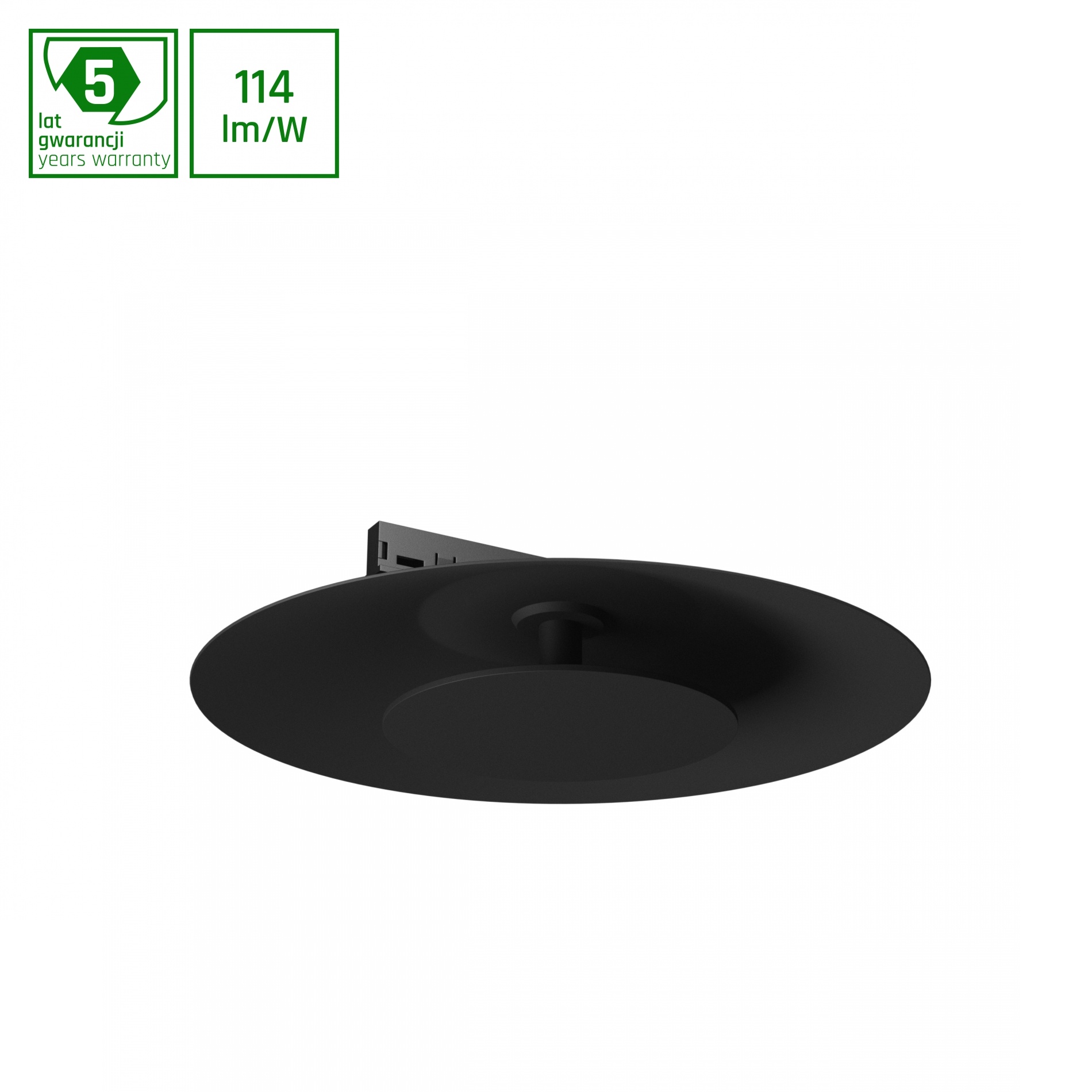 SYSTEM SHIFT NANO - SAUCER OPRAWA DYSK FI170X40MM 7W100ST CZARNY 5 LAT GW.