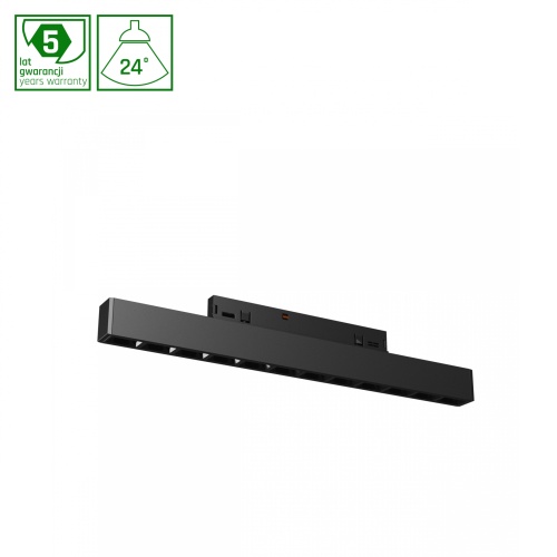 SYSTEM SHIFT NANO - GRID S OPRAWA LINIOWA 196X12X30MM 12W 24ST CZARNY 5 LAT GW.