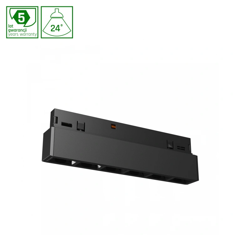 SYSTEM SHIFT NANO - GRID XS OPRAWA LINIOWA 100X12X30MM 6W 24ST CZARNY 5 LAT GW.