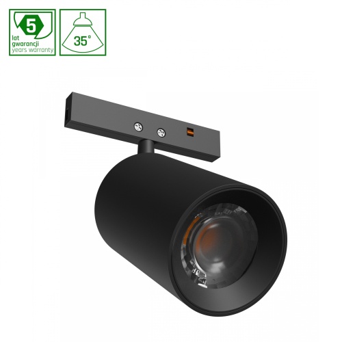SYSTEM SHIFT NANO - SPOT OPRAWA NA SZYNOPRZEWÓD 35x55x81MM 5W 35ST CZARNY 5 LAT GW.