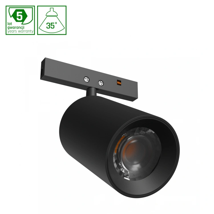 SYSTEM SHIFT NANO - SPOT OPRAWA NA SZYNOPRZEWÓD 35x55x81MM 5W 35ST CZARNY 5 LAT GW.