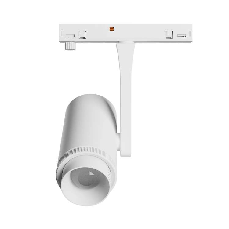 SYSTEM SHIFT NANO - SPOT ZOOM OPRAWA NA SZYNOPRZEWÓD 40x80x145MM 7W 15-45ST BIAŁY 5 LAT GW.