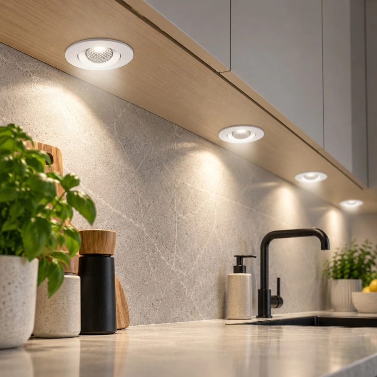 Biała miniaturowa oprawa LED MATI C 1,5W 4200K