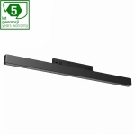 Czarna oprawa liniowa LED Spectrum SHIFT NANO LINE S 300mm do szyny 48V