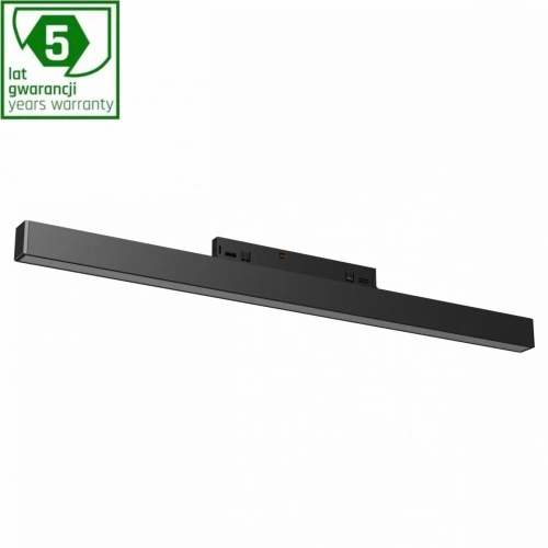 Czarna oprawa liniowa LED Spectrum SHIFT NANO LINE S 300mm do szyny 48V