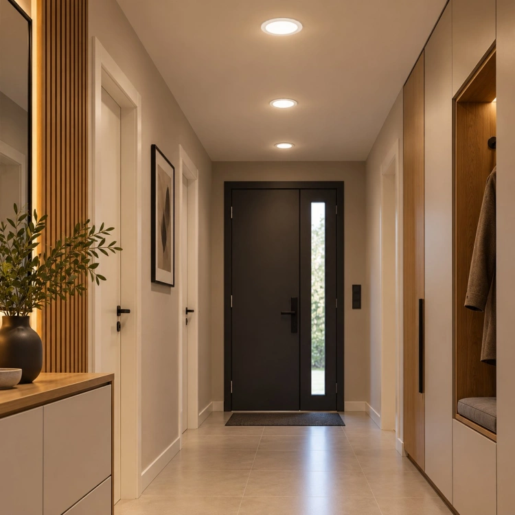 Oprawa LED LOUIS 6W Ø90 × 24 mm