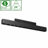 Czarna oprawa liniowa LED Spectrum SHIFT NANO GRID S 12W do szyny 48V