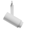 Biała oprawa punktowa SHIFT NANO SPOT ZOOM 40 × 80 × 145mm – widok boczny