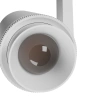 Detal soczewki białej oprawy Spectrum SHIFT NANO SPOT ZOOM