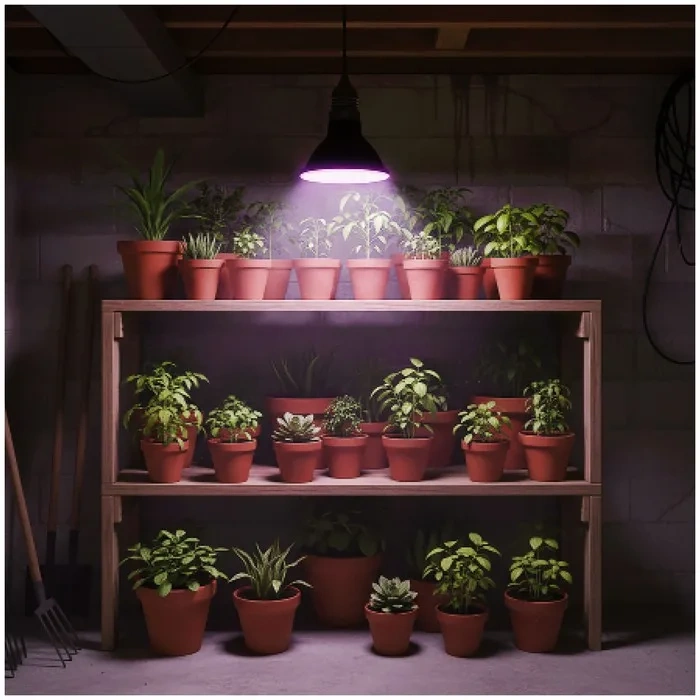 Żarówka grow LED PLANTY 7W E27 czarna Kobi Design