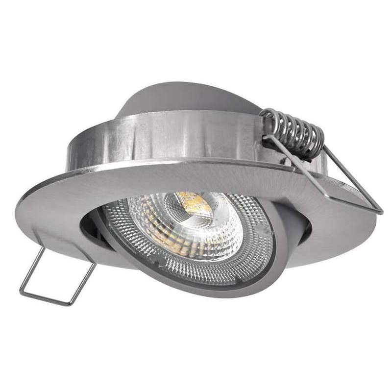 Oprawa punktowa LED 5W EXC. biała ciepła obudowa srebrna EMOS