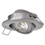 Oprawa punktowa LED 5W EXC. biała ciepła obudowa srebrna EMOS