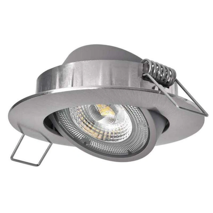 Oprawa punktowa LED 5W EXC. biała ciepła obudowa srebrna EMOS