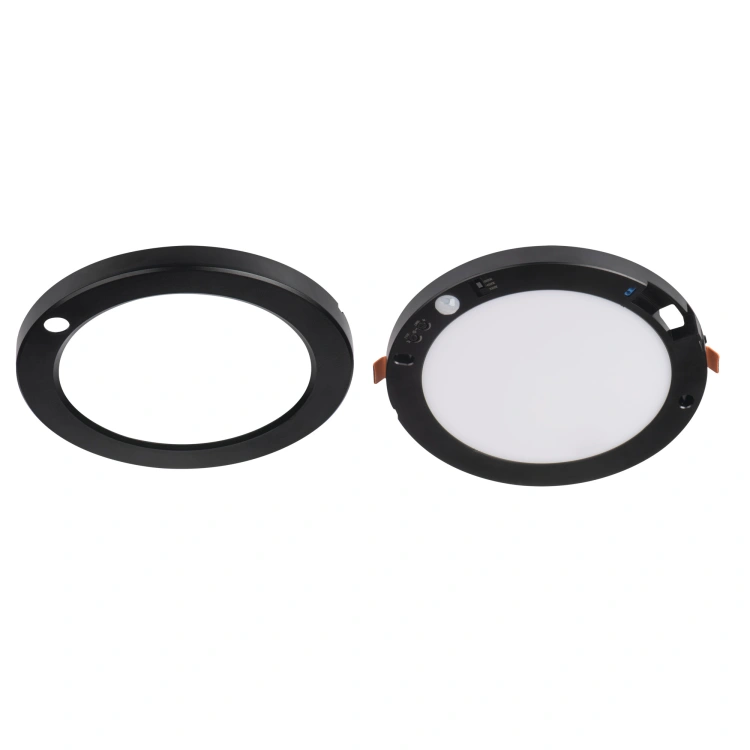 Oprawa downlight LED ERGA PIR 10-18W CCT-B z czujnikiem ruchu barwa 3000/4000/6500K max 1800lm kolor czarny Gwarancja lat 5