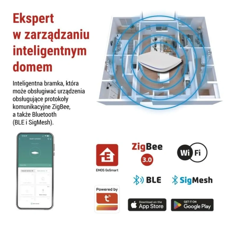 EMOS GoSmart IP-2000Z bramka do 128 urządzeń