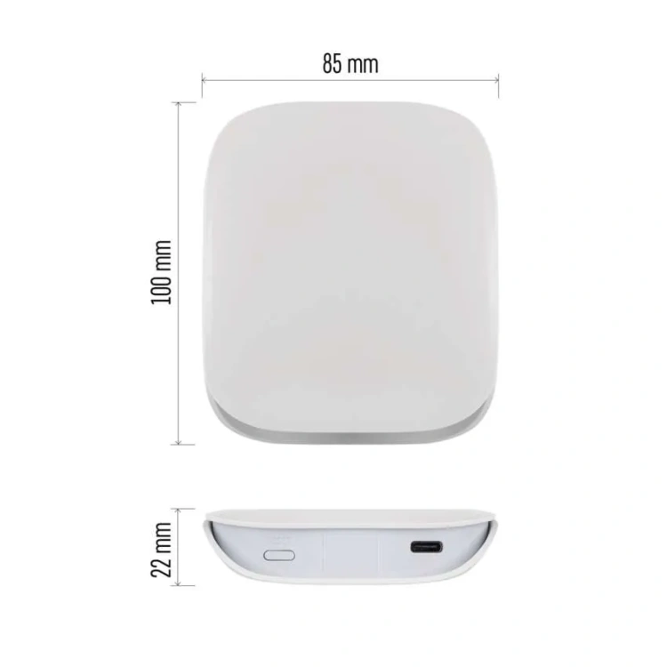 Wymiary bramki EMOS GoSmart IP-2000Z H5002