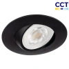 Czarna oprawa LED podtynkowa Kanlux FIZU CCT B 4W 370lm