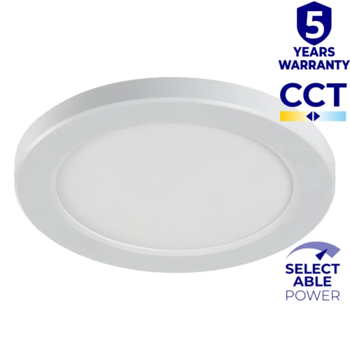 Biała oprawa LED Kanlux ERGA 10-18W CCT-W 24615