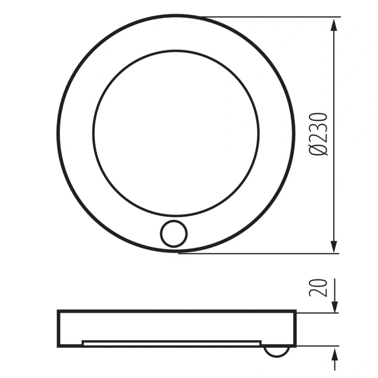 Regulacja mocy Kanlux ERGA PIR 10W 15W 18W