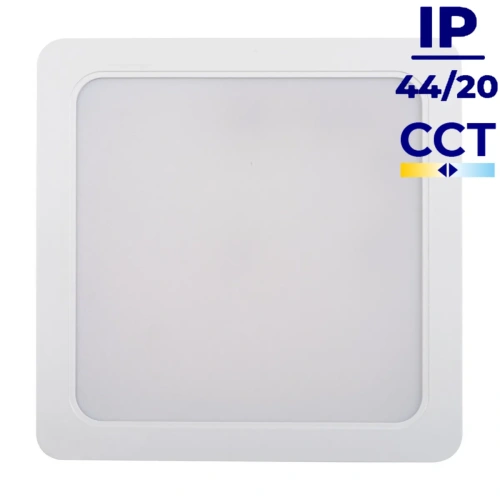 Kwadratowa oprawa podtynkowa LED Kanlux TAVO DL 18W CCT 36537