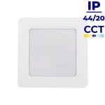 Kwadratowa oprawa podtynkowa LED Kanlux TAVO DL 9W CCT 36535