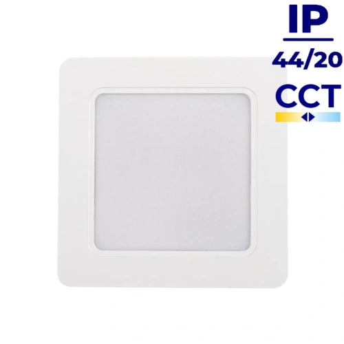Kwadratowa oprawa podtynkowa LED Kanlux TAVO DL 9W CCT 36535