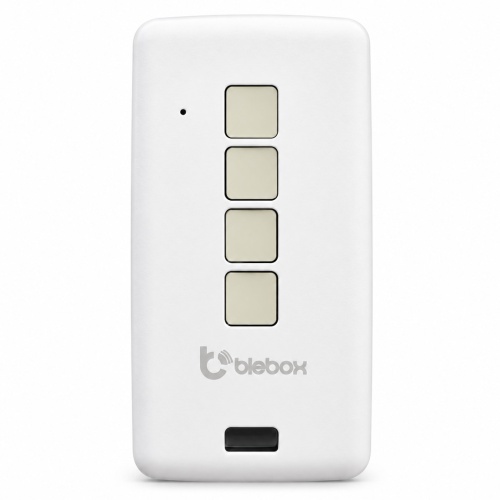 Biały pilot μRemote v2 do sterowników BleBox