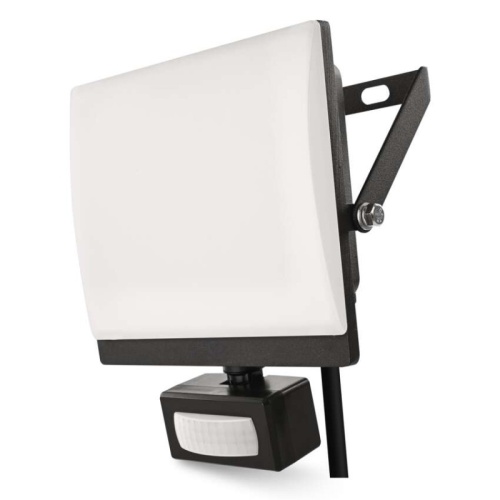 Naświetlacz LED TAMBO EVO z czujnikiem PIR, 30 W, 3000 lm, IP44, czarny