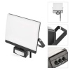 Naświetlacz LED TAMBO EVO z czujnikiem PIR, 30 W, 3000 lm, IP44, czarny