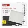 Naświetlacz LED TAMBO EVO z czujnikiem PIR, 30 W, 3000 lm, IP44, czarny