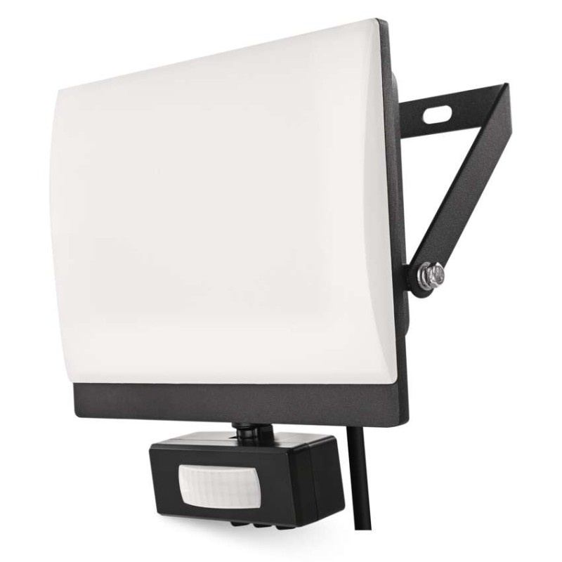 Naświetlacz LED TAMBO EVO z czujnikiem PIR, 50 W, 5000 lm, IP44, czarny