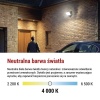 Naświetlacz LED TAMBO EVO z czujnikiem PIR, 50 W, 5000 lm, IP44, czarny