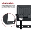 Naświetlacz LED TAMBO EVO, 10 W, 1000 lm, IP65, czarny