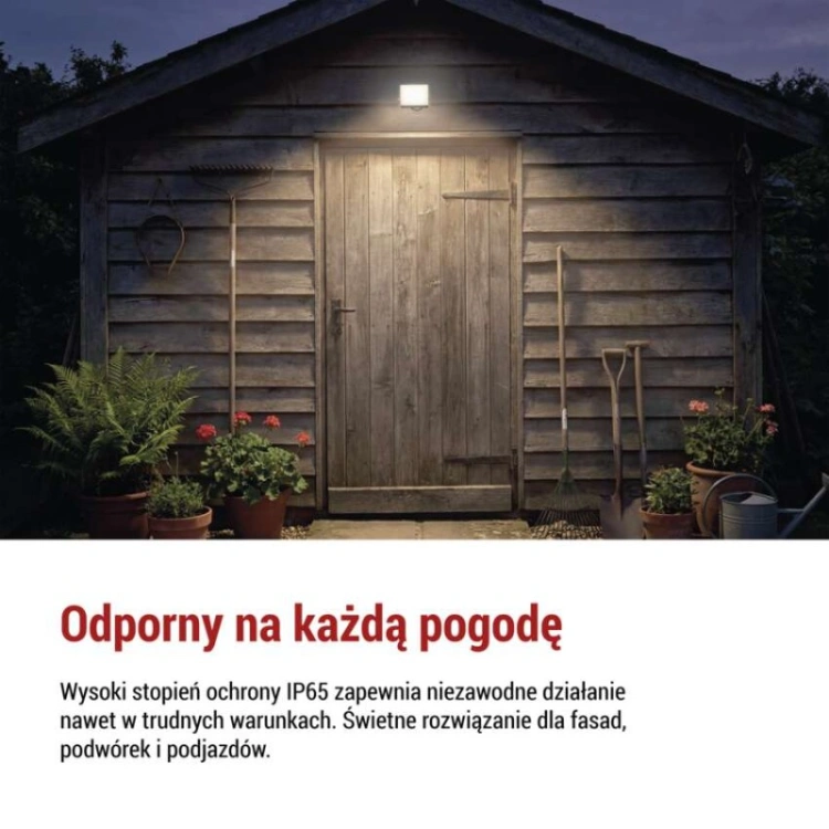 Naświetlacz LED TAMBO EVO, 20 W, 2000 lm, IP65, czarny
