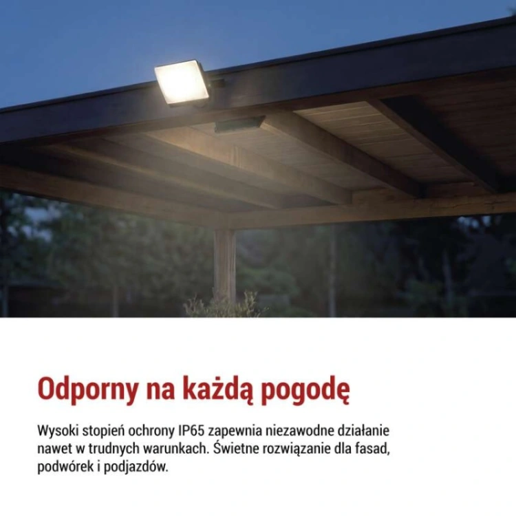 Naświetlacz LED TAMBO EVO, 30 W, 3000 lm, IP65, czarny
