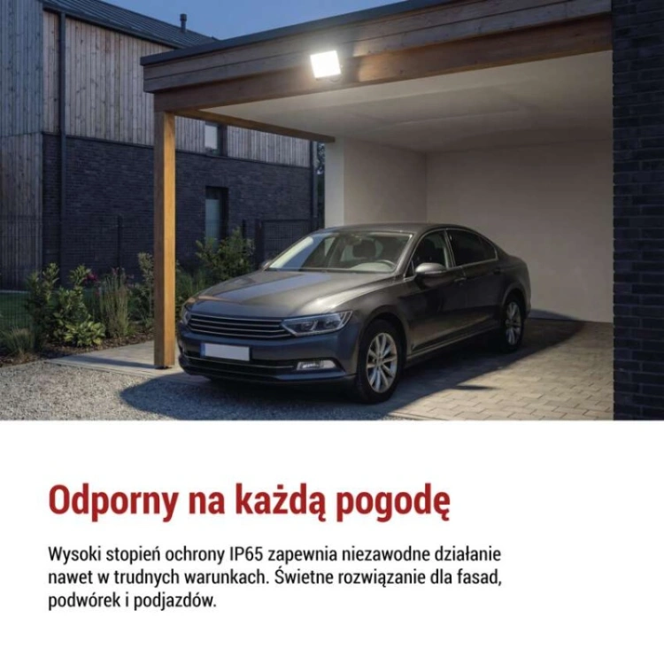 Naświetlacz LED TAMBO EVO, 50 W, 5000 lm, IP65, czarny