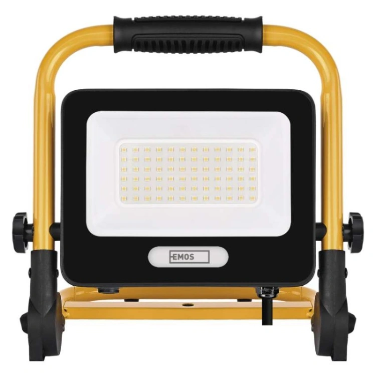 Naświetlacz LED GLARO 50 W, żółto-czarny, IP65, 5000 lm, neutralna biel